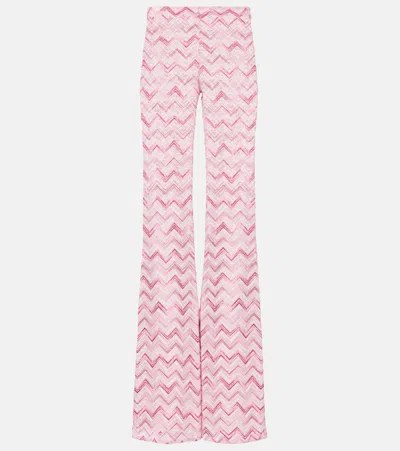 MISSONI ZIG ZAG WIDE-LEG PANTS
