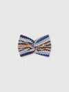 Missoni Zig Zag Wool Headband In Multicoloured