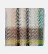 Missoni Zig Zag Wool-blend Throw In Neutral