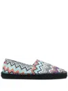 Missoni Printed Canvas Espadrilles In Black