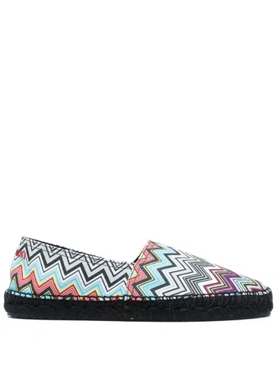 MISSONI ZIG ZAG-WOVEN ESPADRILLES