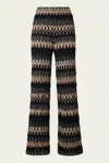 Missoni Zig-zag Woven Trousers In Dark Tones