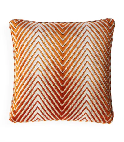 Missoni Ziggy Cushion (40cm X 40cm) In Burgundy