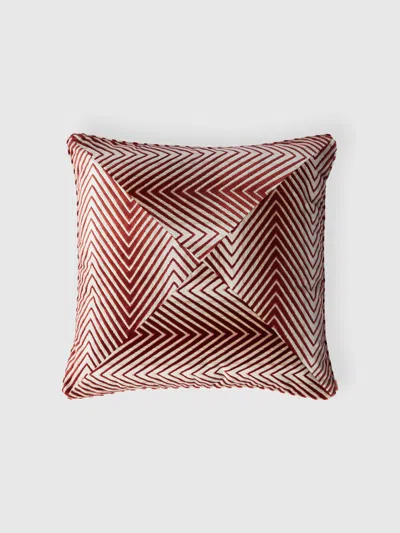 Missoni Ziggy Cushion 60x60 Cm In Red,multicoloured