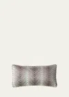 Missoni Chevron-pattern Velvet Cushion In Violet Multicolor