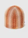 Missoni Ziggy Pouf 50cm X 50cm In Orange Multicoloured