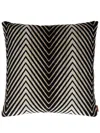 Missoni Home Ziggy 40x40 Cm Viscose Blend Zigzag Cushion In Black