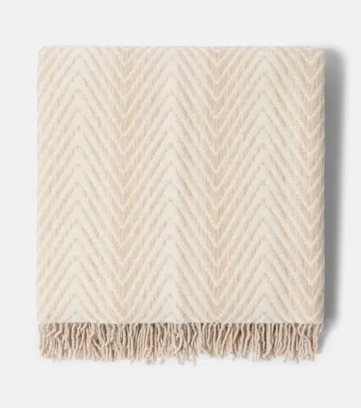 Missoni Ziggy Wool And Cashmere Throw In Neutral