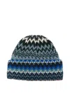 Missoni Artisan Crafted Zigzag Knit Hat In Multi