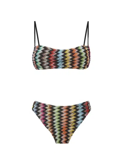 Missoni Zigzag Bikini In Multi