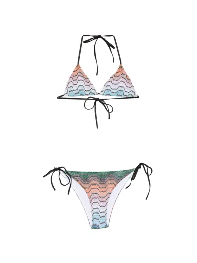 Missoni Zig-zag Bikini In Multi