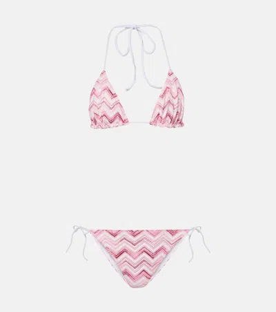 Missoni Zigzag Bikini In Multicoloured