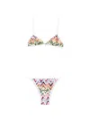 Missoni Zigzag Bikini Set In Multi