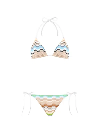 Missoni Zigzag Bikini Set In Multi
