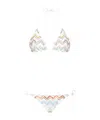 Missoni Zigzag Bikini In White