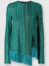Missoni Zigzag Blouse In Grün