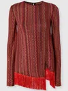 Missoni Zigzag Blouse In Rot