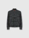Missoni Zigzag Bomber Jacket In Black