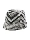 Missoni Zigzag Bucket Hat In Black