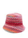 Missoni Zigzag Bucket Hat In Multi