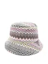 Missoni Zigzag Bucket Hat In Neutral