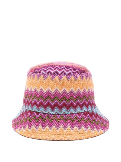 Missoni Zigzag Bucket Hat In Pattern