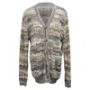 Missoni Zigzag Buttoned Cardigan In Multicolor Wool