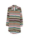 Missoni Zigzag Buttoned Top In Multi