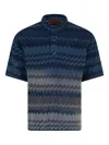 Missoni Boys Zigzag Top In Blue
