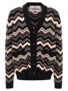 Missoni Zigzag Cardigan Sweaters And Cardigans Multicolor In Black