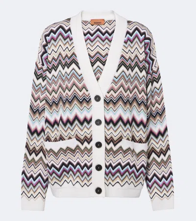 Missoni Zigzag Cardigan In Multicoloured