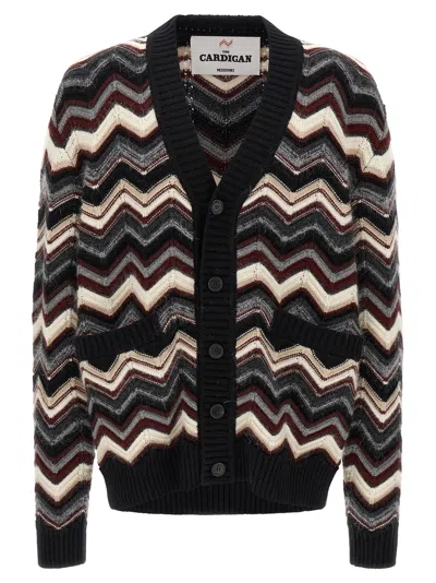 Missoni Zigzag Cardigan Jumpers And Cardigans Multicolor
