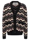 Missoni Zigzag Cardigan Sweaters And Cardigans Multicolor In Black
