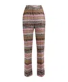 Missoni Trousers With Zig Zag Pattern In Multi-color