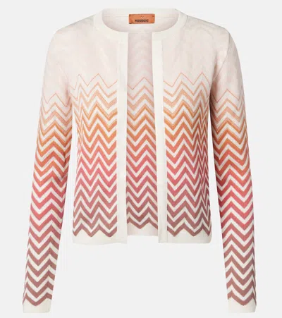 Missoni Zigzag Cotton-blend Cardigan In Multi