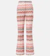 MISSONI ZIGZAG COTTON-BLEND STRAIGHT PANTS