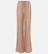 Missoni Zigzag Cotton-blend Wide-leg Pants In Multicoloured