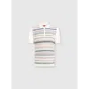 Missoni Multicolor Zig-zag Polo In White & Multicoloured