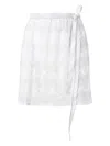 Missoni Slit Skirt In White