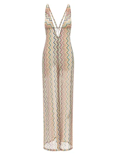 Missoni Zigzag Cover-up Suit In Multicolor