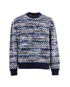 Missoni Zigzag Wool Crewneck Pullover