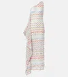 Missoni Zig-zag Intarsia Fine Knit Midi Dress In Multicoloured