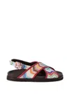 Missoni Allan Zigzag Sandals In Multi
