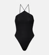 Missoni Zigzag Cutout Lamé Swimsuit In Black