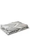 Missoni Zigzag-design Blanket (190cmx130cm) In Neutrals