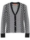 Missoni Zigzag-design Cardigan In Black