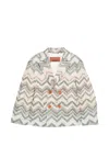 Missoni Zigzag Double-breasted Blazer In Multi