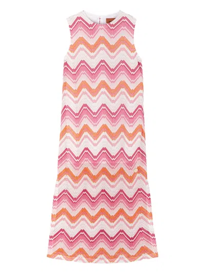 Missoni Kids' Zigzag Dress In Multi