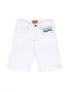 Missoni Zigzag-embroidered Shorts In White