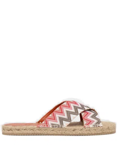 Missoni Zigzag Espadrilles In White